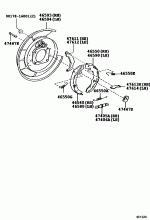 PARKING BRAKE & CABLE 2